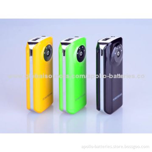 2014 newest full capacity portable mobile power bank, 6600mAh external power bank